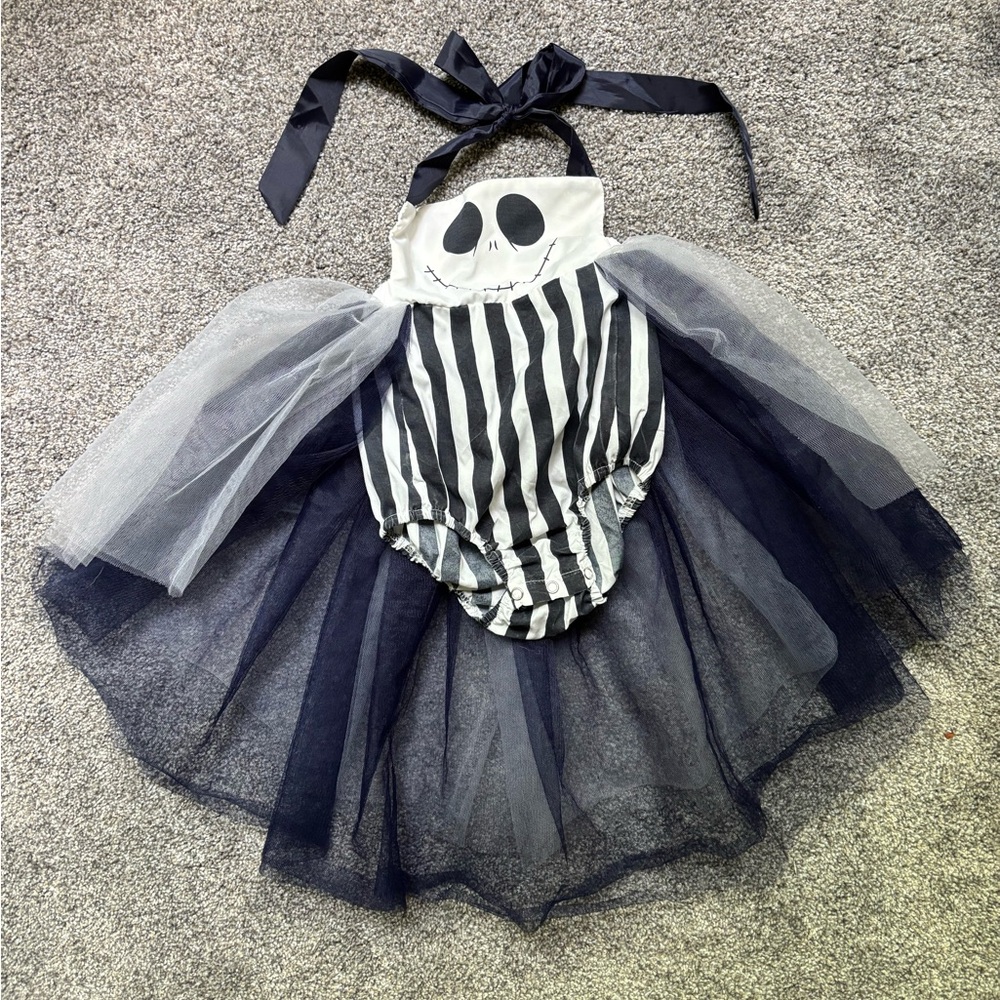 3/$15 Striped Skeleton Tutu Costume for Kids